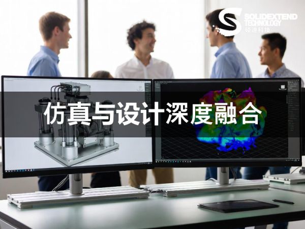 工程师正在使用 SOLIDWORKS 2026 进行复杂的装配体设计与 Abaqus 协同仿真 工程师正在使用 SOLIDWORKS 2026 进行复杂的装配体设计与 Abaqus 协同仿真